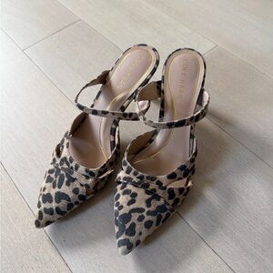 Cole Haan Vandam Leopard Print Heels - Size 7B